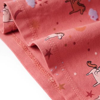 Kinderpyjama met lange mouwen 92 oudroze 9