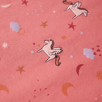 Kinderpyjama met lange mouwen 140 oudroze 7