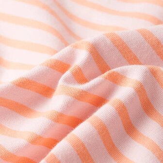 Kinderrokje recht met strepen 140 roze 7