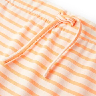 Kinderrokje recht met strepen 92 fluorescerend oranje 4