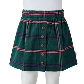 Kinderrok 104 donkergroen 8