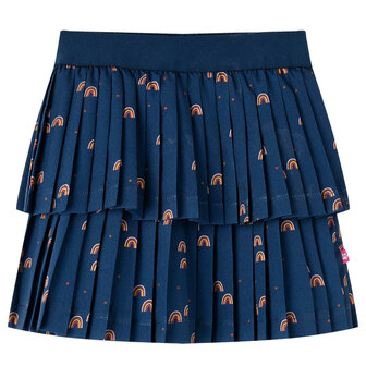 Kinderrokje 128 marineblauw 1