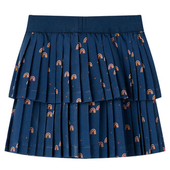 Kinderrokje 128 marineblauw 2