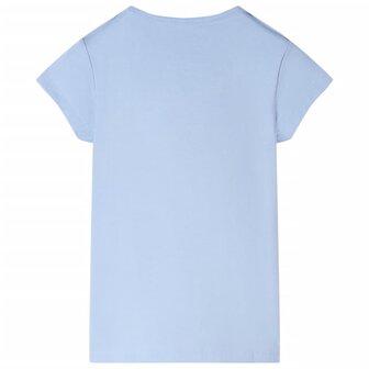Kindershirt 104 lichtblauw 2