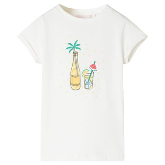Kindershirt 128 ecru 1