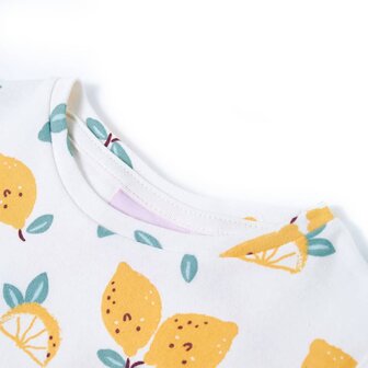 Kindershirt met knoop in de zoom 128 ecru 3
