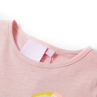 Kindershirt 92 lichtroze 3