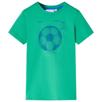 Kindershirt 92 groen 1