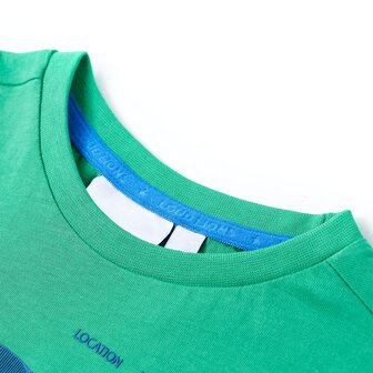 Kindershirt 92 groen 3