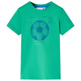Kindershirt 104 groen 1