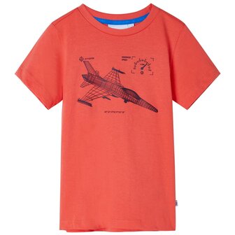 Kindershirt 92 lichtrood 1