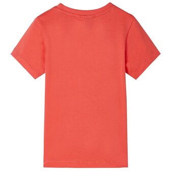 Kindershirt 116 lichtrood 2