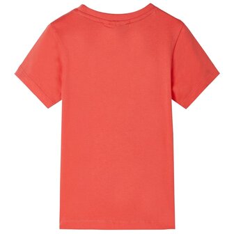Kindershirt 128 lichtrood 2