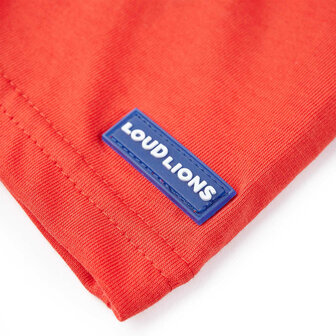 Kindershirt met korte mouwen 92 rood 5
