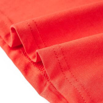 Kindershirt met korte mouwen 92 rood 6