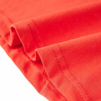 Kindershirt met korte mouwen 116 rood 6