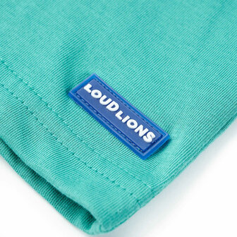Kindershirt met korte mouwen 92 donkermintkleurig 5