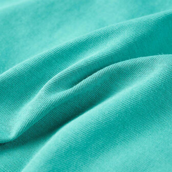 Kindershirt met korte mouwen 128 donkermintkleurig 7