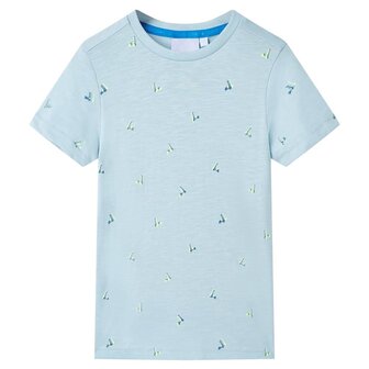 Kindershirt 140 lichtblauw 1