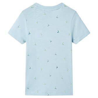 Kindershirt 140 lichtblauw 2