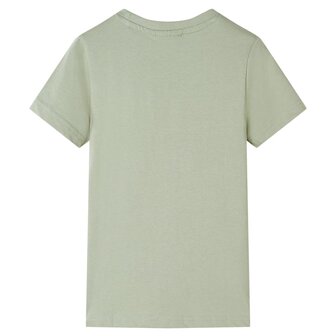 Kindershirt met korte mouwen 140 lichtkakikleurig 2