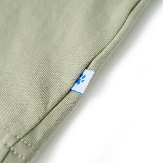 Kindershirt met korte mouwen 140 lichtkakikleurig 6