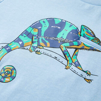 Kindershirt met korte mouwen 140 lichtblauw 4