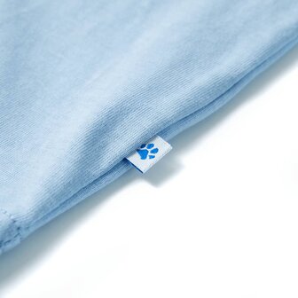 Kindershirt met korte mouwen 140 lichtblauw 6