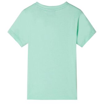 Kindershirt met korte mouwen 140 lichtgroen 2