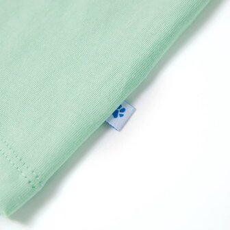 Kindershirt met korte mouwen 140 lichtgroen 5