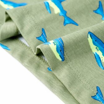 Kindershirt 92 lichtkakikleurig 6