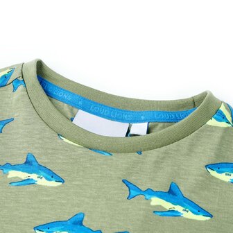 Kindershirt 104 lichtkakikleurig 3