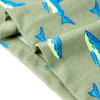 Kindershirt 128 lichtkakikleurig 6