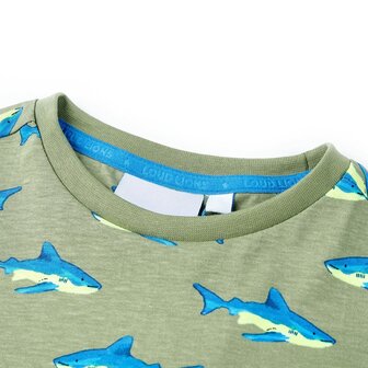 Kindershirt 140 lichtkakikleurig 3