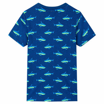 Kindershirt 92 donkerblauw 2