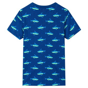 Kindershirt 140 donkerblauw 2