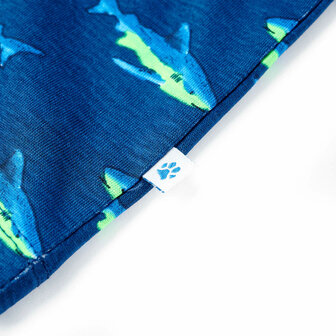 Kindershirt 140 donkerblauw 5
