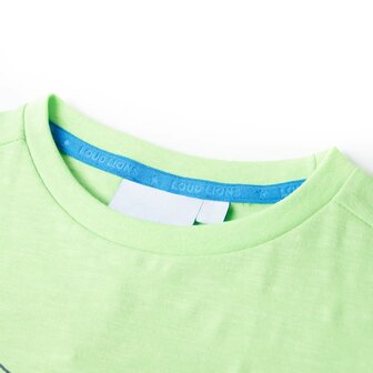 Kindershirt 140 neongroen 3