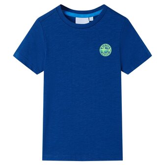 Kindershirt 92 donkerblauw 1
