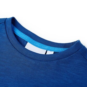 Kindershirt 92 donkerblauw 3