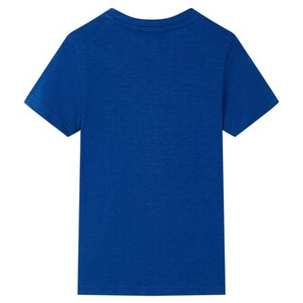 Kindershirt 128 donkerblauw 2