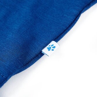 Kindershirt 128 donkerblauw 5