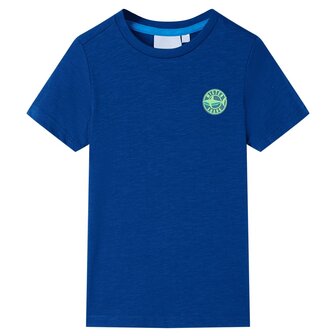 Kindershirt 140 donkerblauw 1