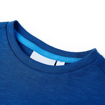Kindershirt 140 donkerblauw 3