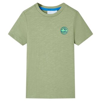 Kindershirt 92 lichtkakikleurig 1