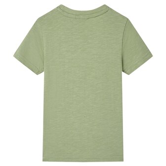Kindershirt 92 lichtkakikleurig 2