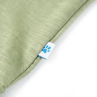 Kindershirt 92 lichtkakikleurig 5
