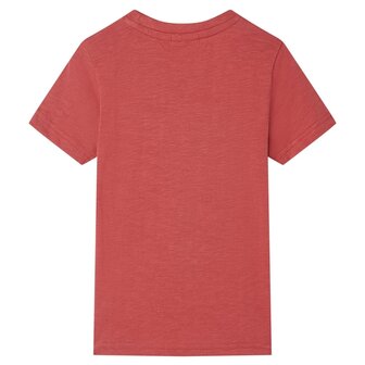 Kindershirt 92 paprikakleurig 2