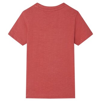 Kindershirt 116 paprikakleurig 2