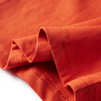 Kindershirt met lange mouwen 128 oranje 6